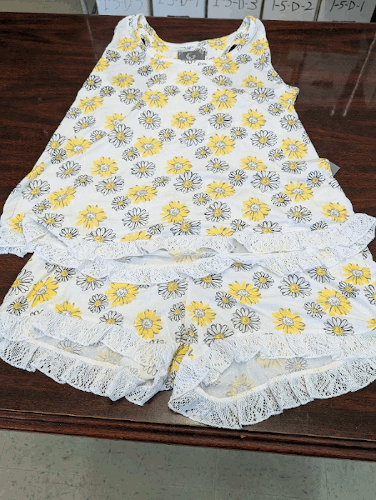 PJ Couture Women's Two Piece Shorts Tank Sleepwear PJ Sets Sunflower PLUS SIZES