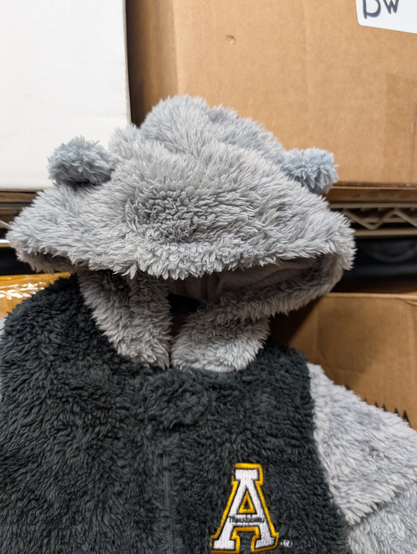 Appalachian App State Game Nap Teddy Fleece Bunting Full Zip Cozy Baby Outfit (Select Size)
