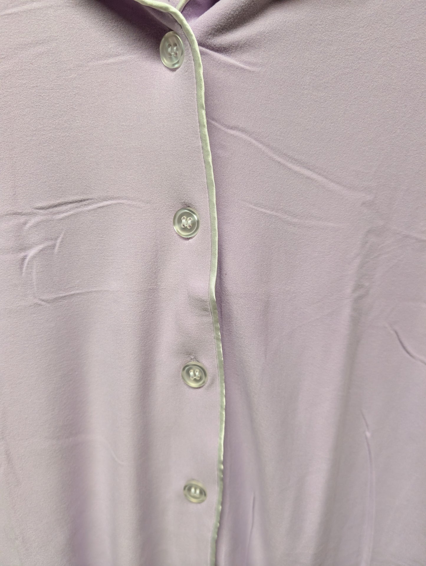 PJ Couture 82808 Women's Two Piece Pants Top Notch Long Sleeve Shirt Pajamas Lavender (Pick Size Small - XL)