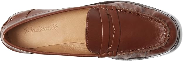 Madewell NJ256 Women's The Nye Penny Loafer In Leather Apple Butter (Pick Size)