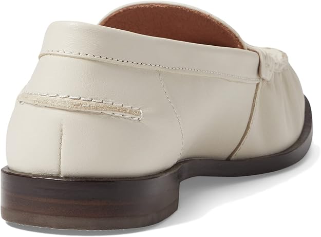 Madewell NJ256 Women's The Nye Penny Loafer In Leather Pale Oyster (Pick Size)