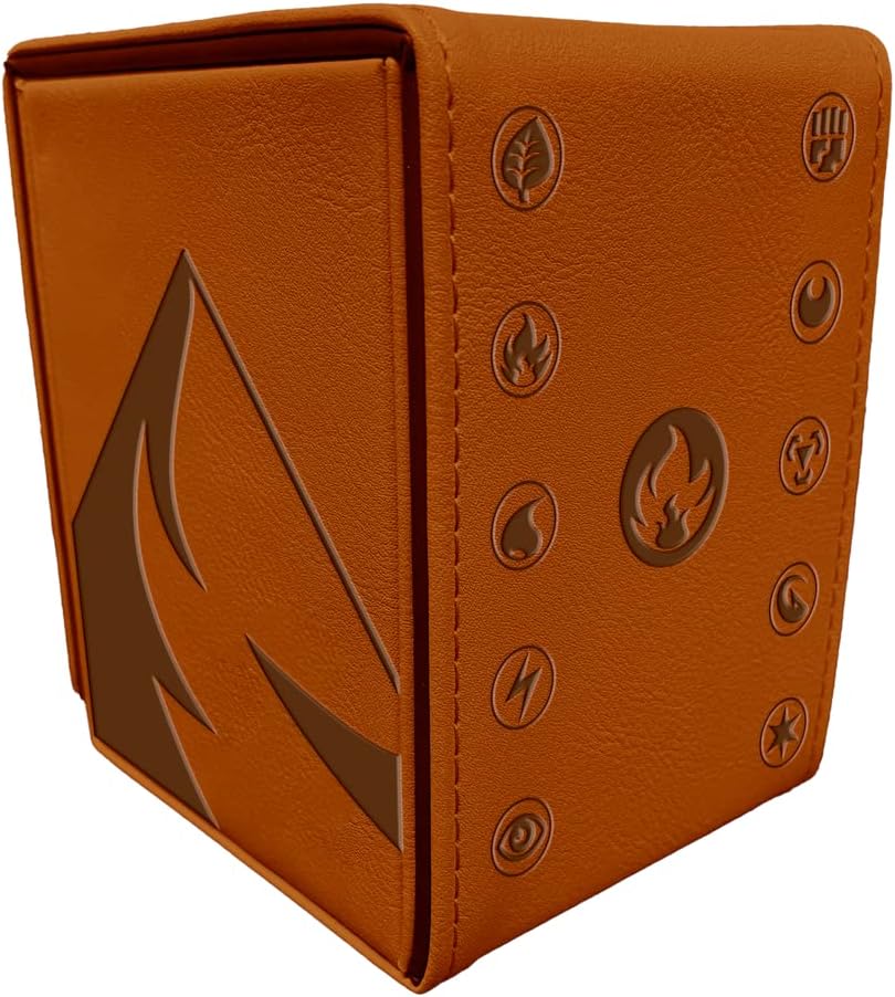 Pokemon Ultra Pro Scorching Summit Charizard Alcove Click Deck Box - Protect & Store 100+ Double Sleeved Cards