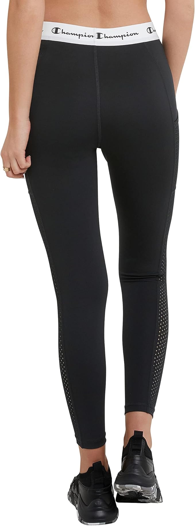 Champion M9212 Women's Absolute 7/8 Leggings, 25" Inseam Black (Pick Size)