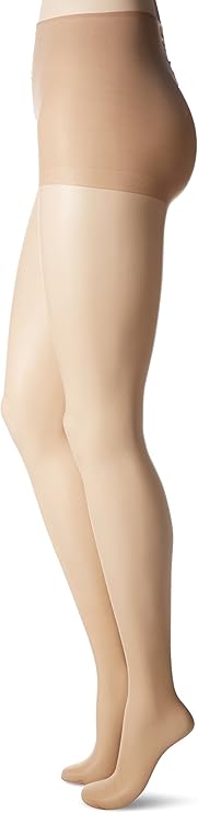Leggs 92856 Women's Silken Mist No Roll Waistband Control Top Panty Hose Size A Nude