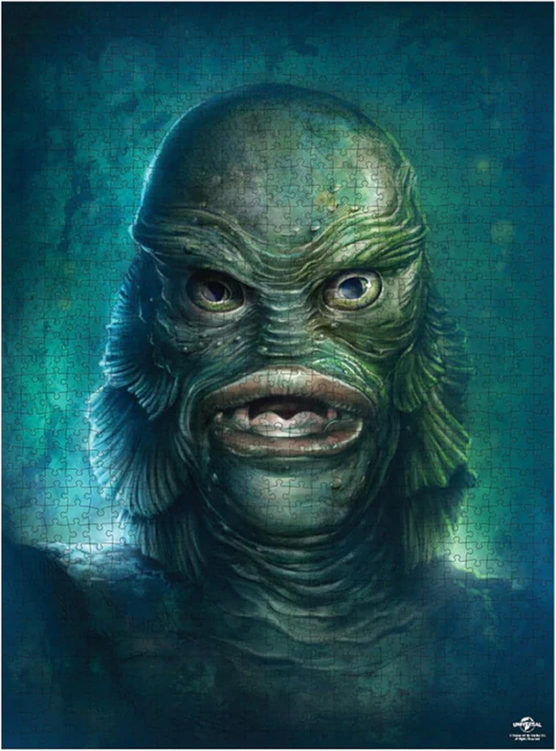 Trick Or Treat Studios Universal Monsters Creature from The Black Lagoon 1000 Piece Jigsaw Puzzle