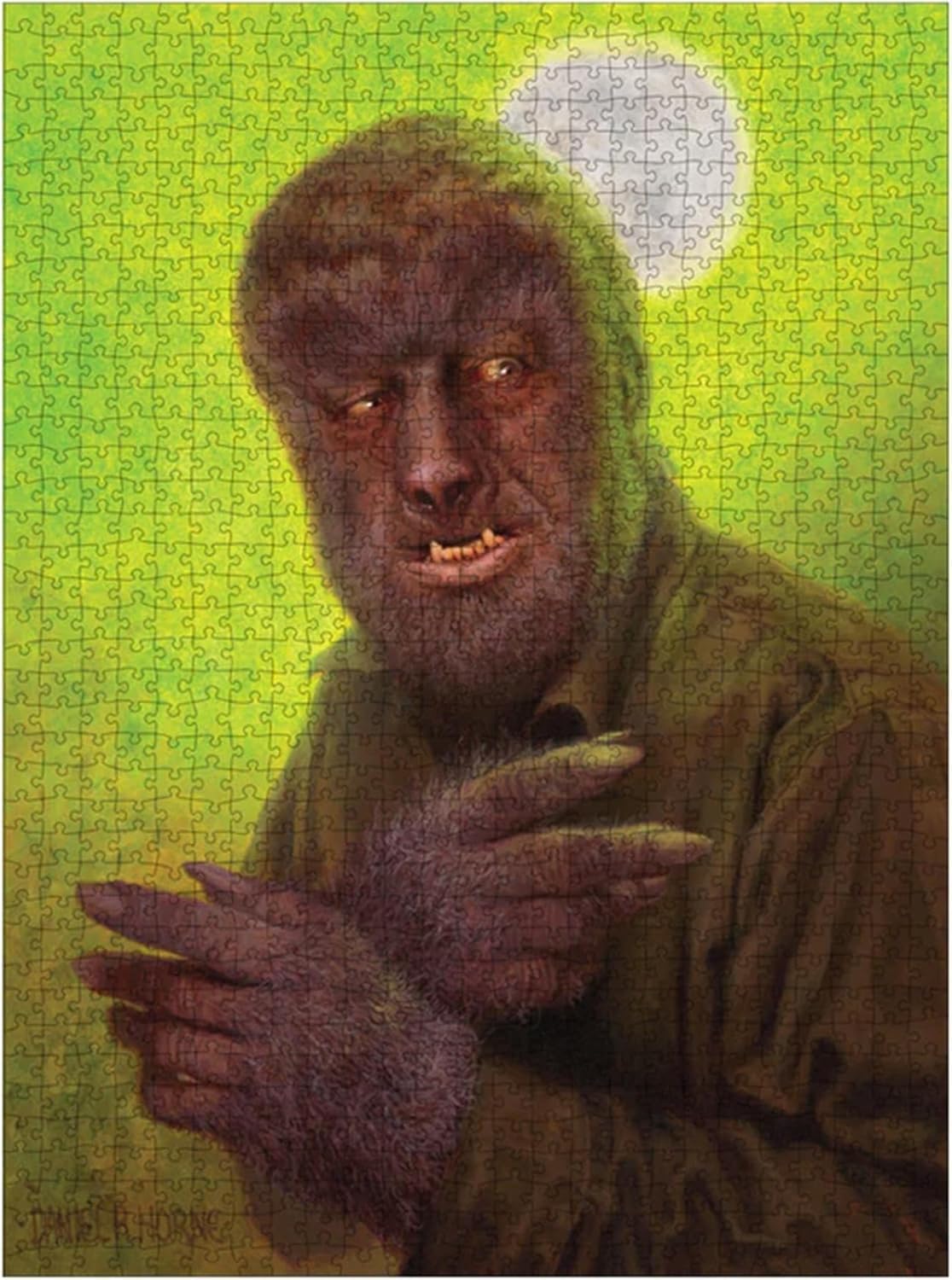 Trick or Treat Studios Universal Monsters Wolfman 1000 Piece Puzzle