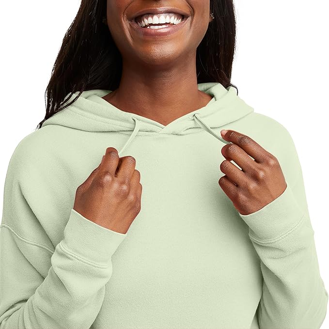 Hanes GDH430 Women's Originals Garment Dyed Hoodie Pullover Chic Lime (Pick Size)