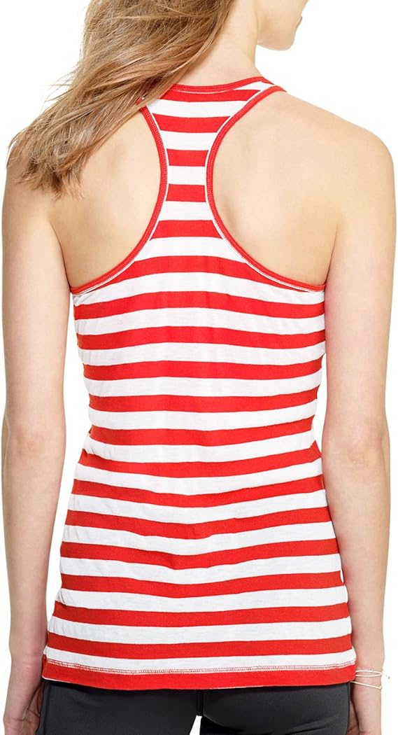 Champion W7644 Champion Authentic Women's Striped Tank Blue Breeze (Pick Size)