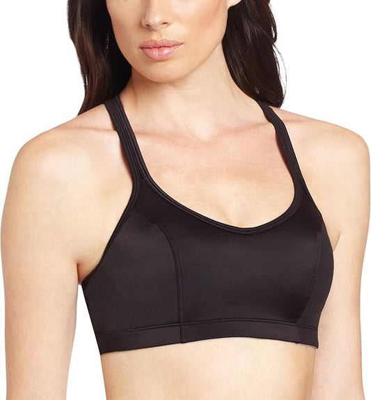 Champion 1050 Best Selling Women's Shaped T-Back Sports Bra Black (Sizes 34A, 34B, 36B, 36C)
