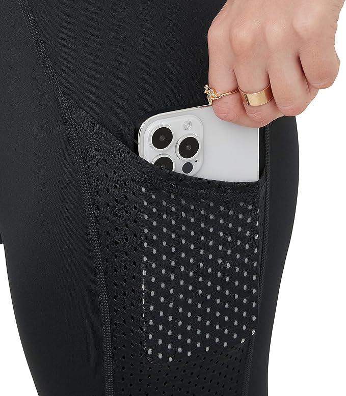 Champion M9212 Women's Absolute 7/8 Leggings, 25" Inseam Black (Pick Size)