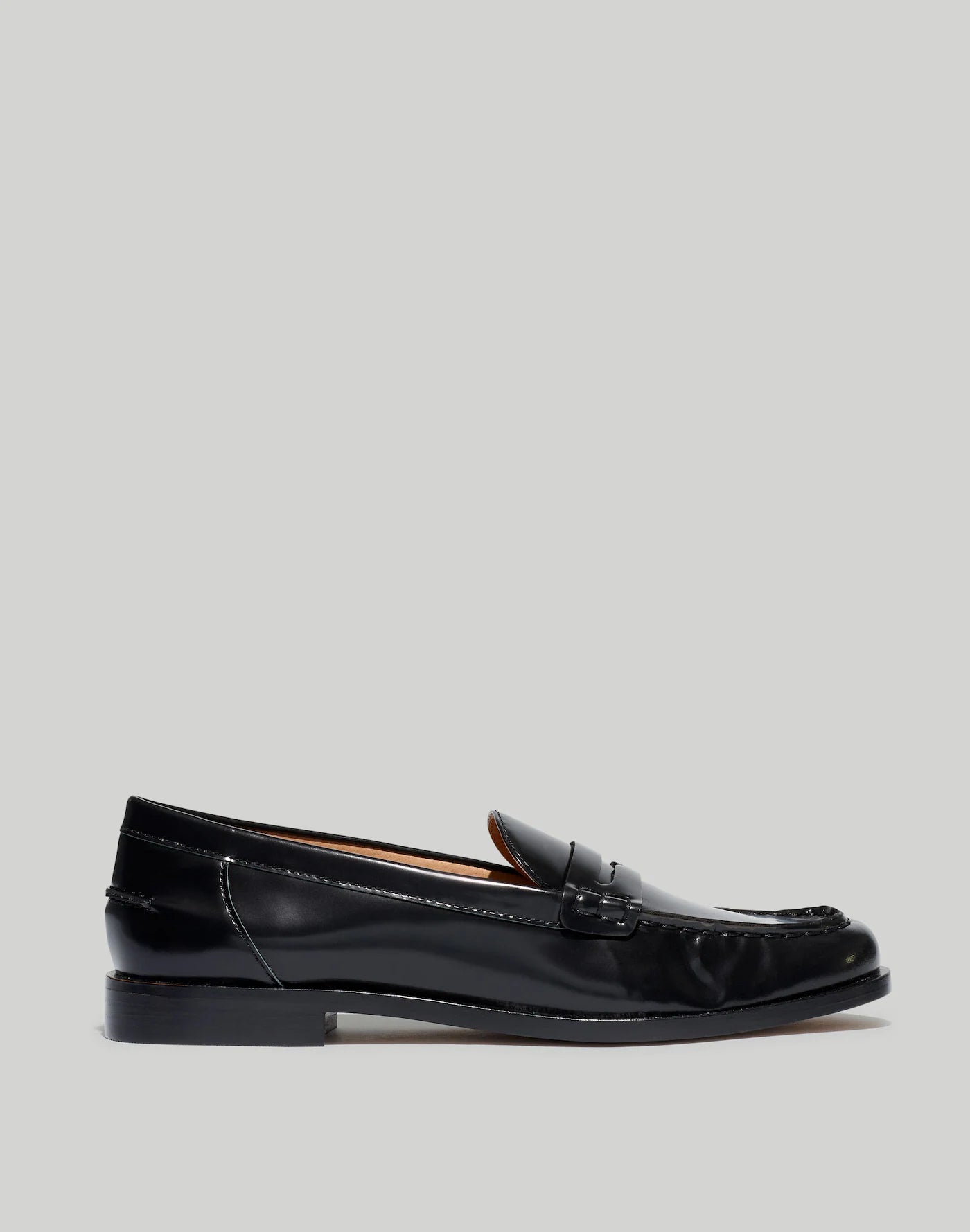 Madewell NJ255 Women's The Nye Penny Loafer In Leather True Black (Pick Size)