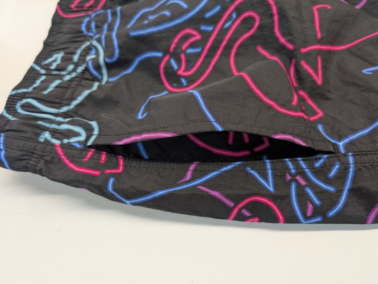 Champion Men's Swim Trunks Side & Back Pockets Flamingo Design (Pick Size)