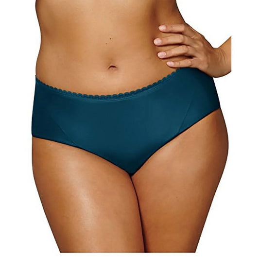 Playtex Women's Incredibly Smooth Cheeky Hipster Panties Underwear Teal 3XL 3X