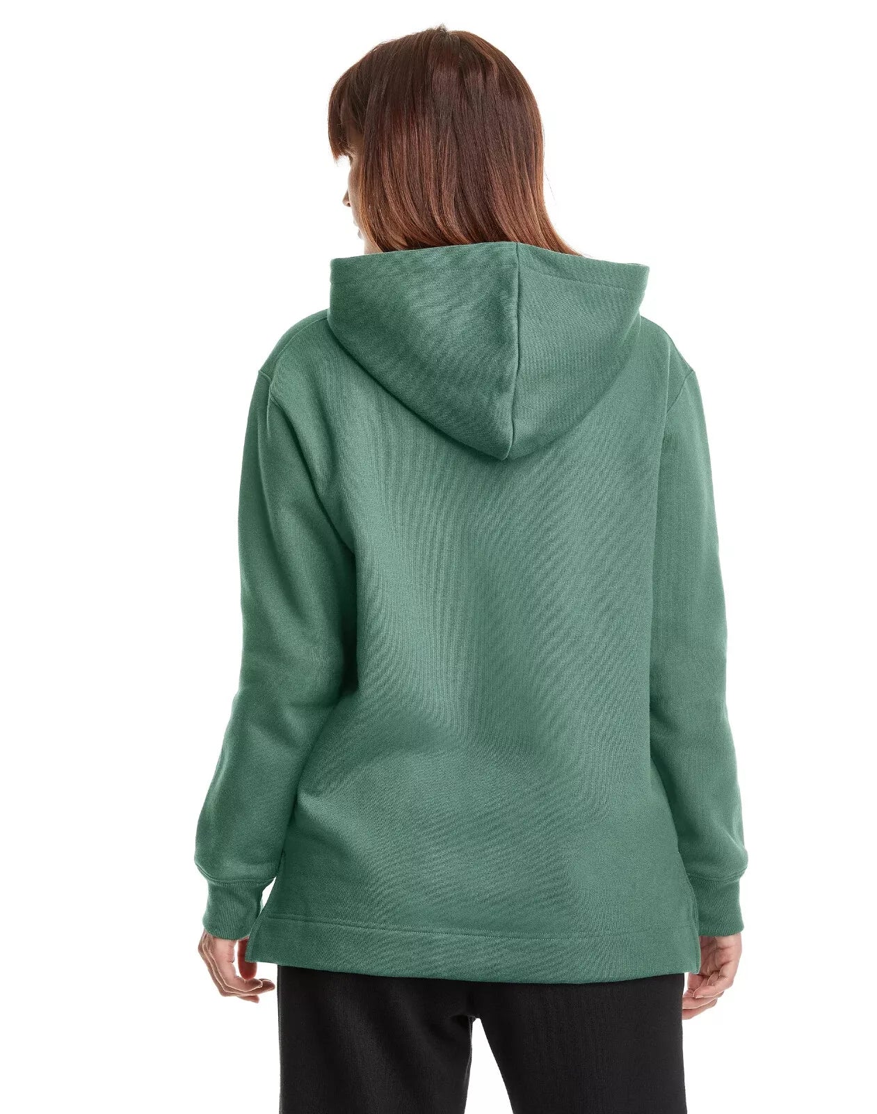 Champion WL9300 Women's Reverse Weave Hoodie OpenBottom Sweatshirt Deep Green Palm (Pick Size)