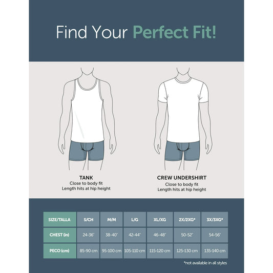 Hanes Originals Ultimate Men's SuperSoft Crewneck Undershirt White 2-Pack (Pick Size)