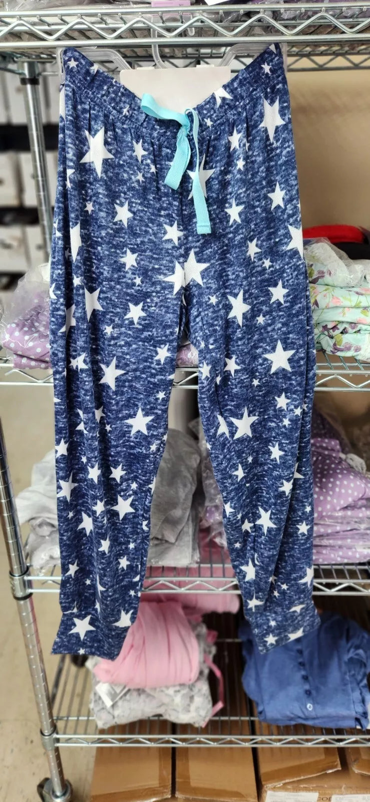 PJ Couture 82678 Women's Two Piece Pants Tank Top Pajama PJ Sets Shine Like A Star (Pick Size)