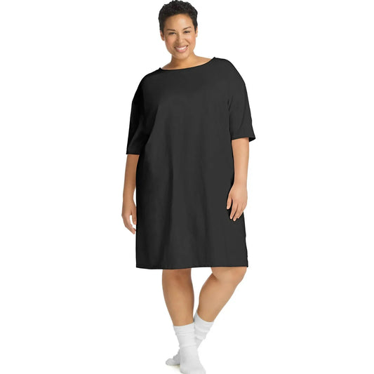 JMS Knit Studios 29323 Women's Plus Size Cotton Wear Around Sleep Shirt (Select Size & Color)
