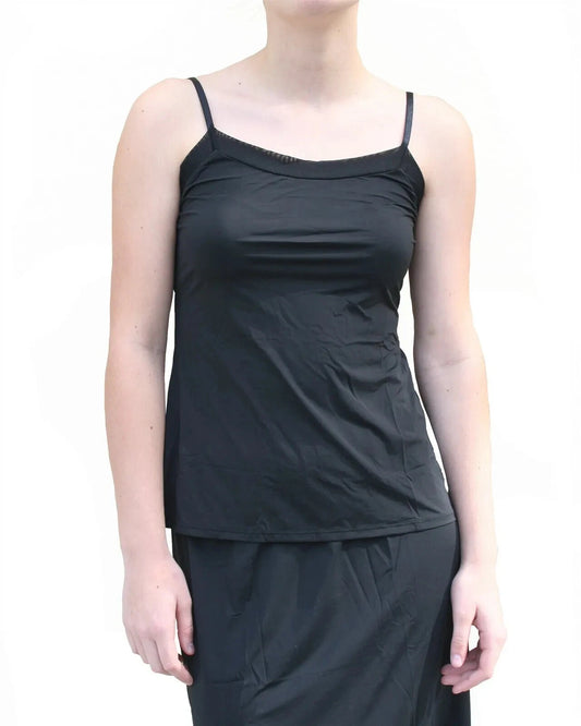 Montelle Womens Silky Smooth Siena Blu Camisole Cami Black (Select Size)