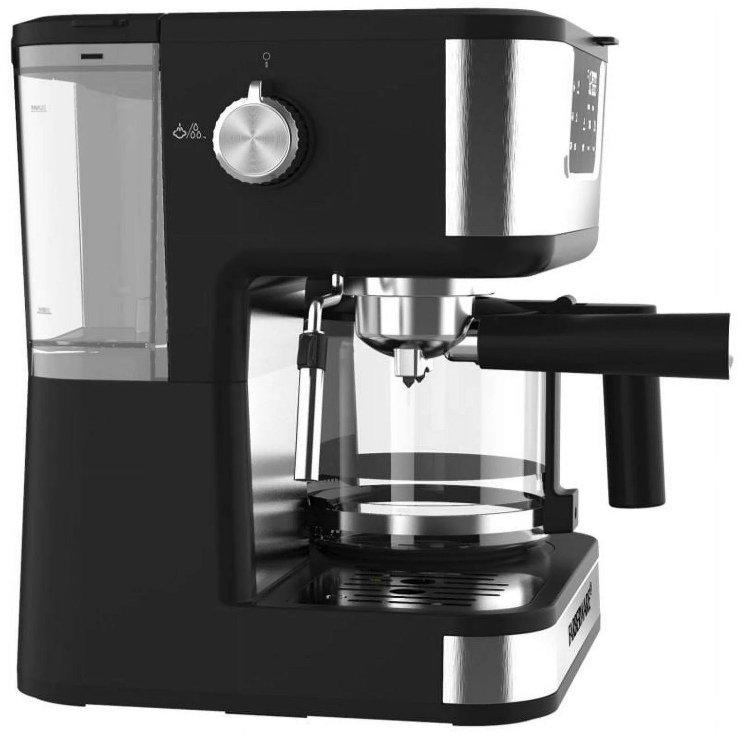 Farberware Dual Brew, 10 Cup Coffee + Espresso, Black and Stainless Finish, Touchscreen Display, New
