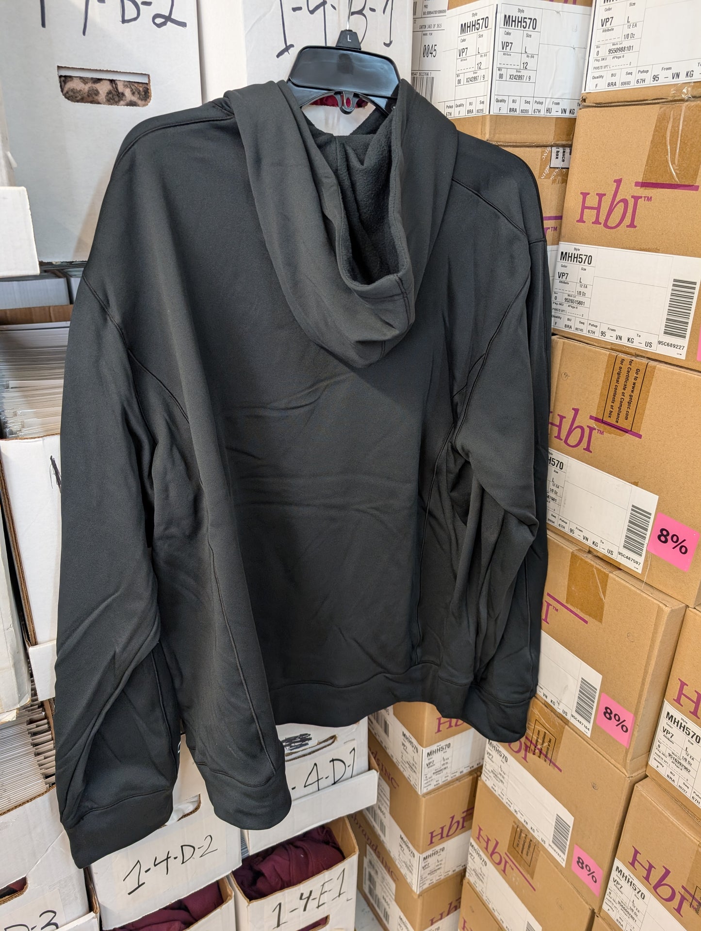 Champion S220 Men's Color Block Sweatshirt Hoodie Black (Pick Size)
