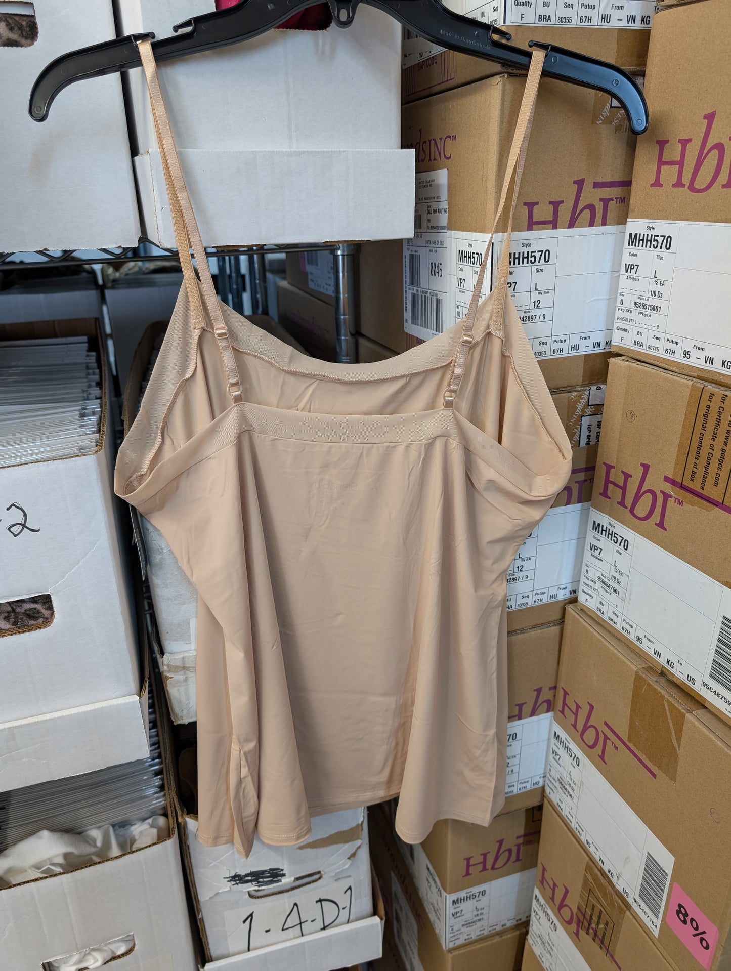 Montelle Women's Silky Smooth Siena Blu Camisole Cami Nude (Select Size)