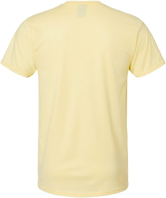 $1 Tee Hanes 4980 Mens Nano T-Shirt Lemon Heather Size 4X (Pickup Only)