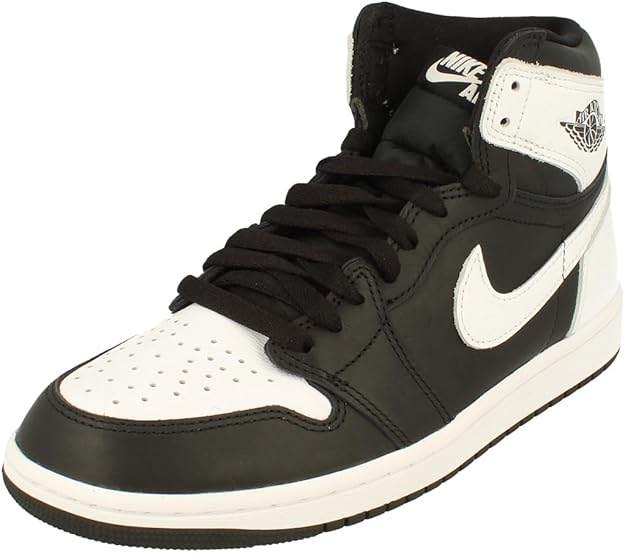NIKE Air Jordan 1 Retro High OG Men's Shoes Black/White-White (Pick Size 9, 9.5, or 12)