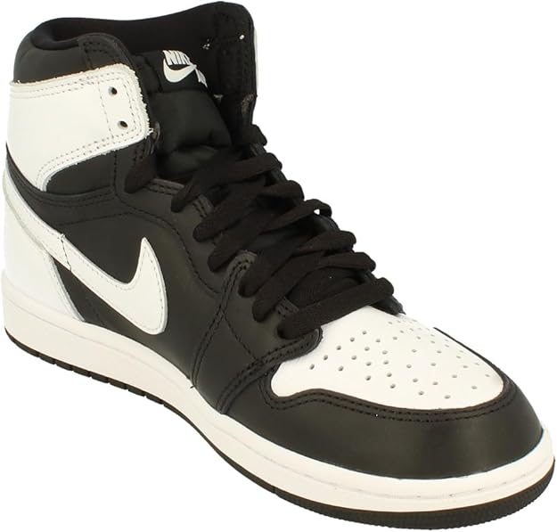 NIKE Air Jordan 1 Retro High OG Men's Shoes Black/White-White (Pick Size 9, 9.5, or 12)