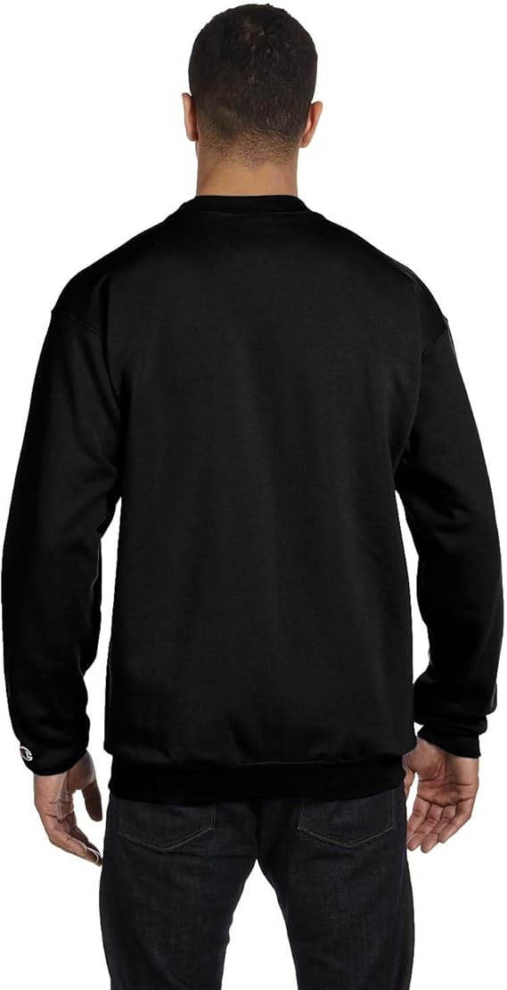 Champion S600 Men's Authentic Eco Fleece Crewneck Sweatshirt Black (Pick Size)