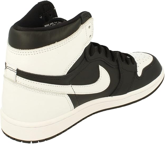 NIKE Air Jordan 1 Retro High OG Men's Shoes Black/White-White (Pick Size 9, 9.5, or 12)