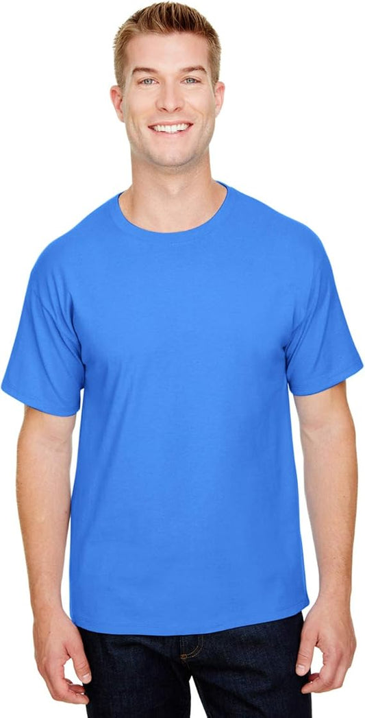 $5 Champion CP10 Men's Ringspun 100% Cotton T-Shirt Blue Bell Breeze SMALL ONLY