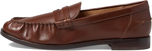Madewell NJ256 Women's The Nye Penny Loafer In Leather Apple Butter (Pick Size)