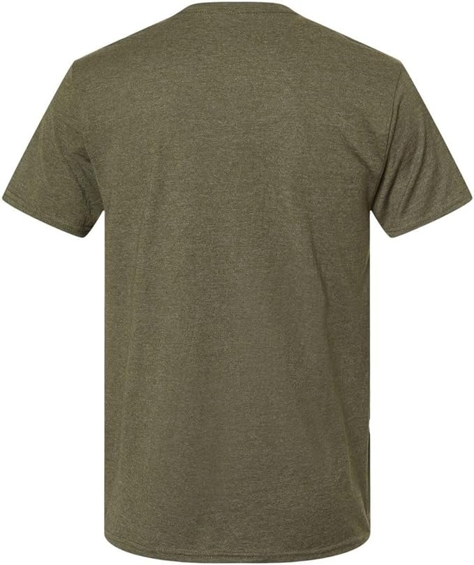 $1 Tee Hanes 4980 Mens Nano T-Shirt Military Green Heather Size 4X (Pickup Only)