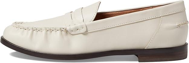 Madewell NJ256 Women's The Nye Penny Loafer In Leather Pale Oyster (Pick Size)
