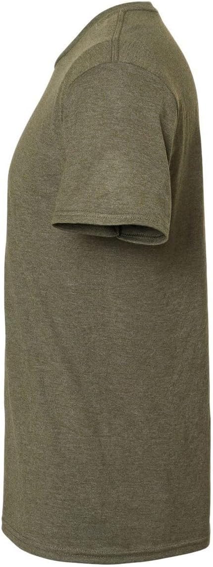 $1 Tee Hanes 4980 Mens Nano T-Shirt Military Green Heather Size 4X (Pickup Only)