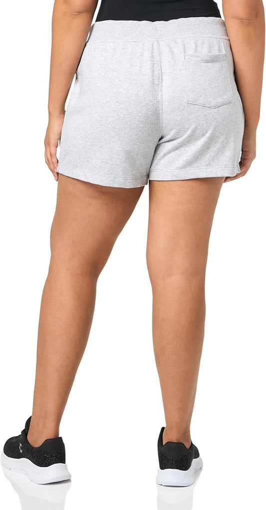 Champion QM6901 Women's French Terry Comfortable Plus Size Gym Shorts (Pick Size & Color)