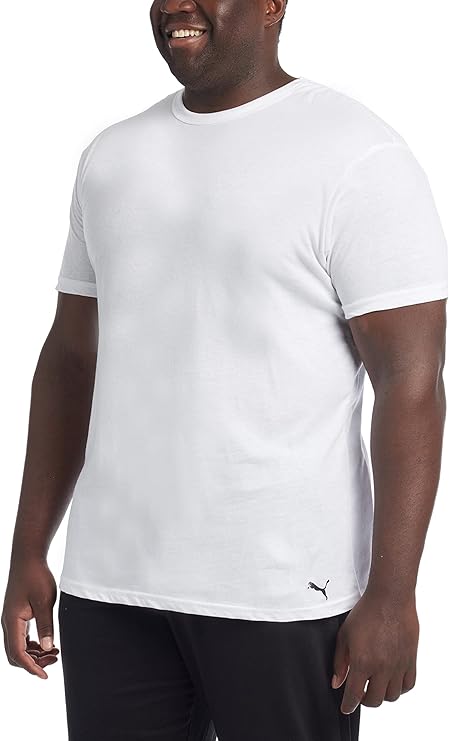 PUMA Men's Big & Tall 3-Pack Classic T-Shirt WHITE (Pick Size)