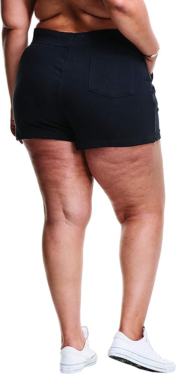 Champion QM6901 Women's French Terry Comfortable Plus Size Gym Shorts (Pick Size & Color)