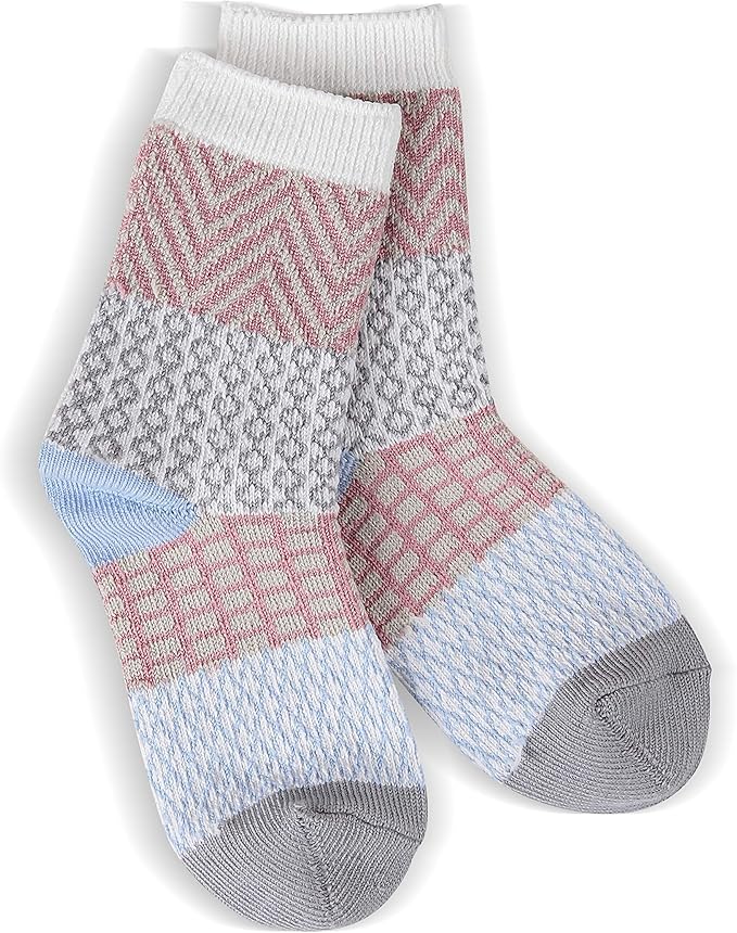 World's Softest MCGALW Mouse Creek Crew Socks Cloud (Youth Shoe Sizes: 11-13)