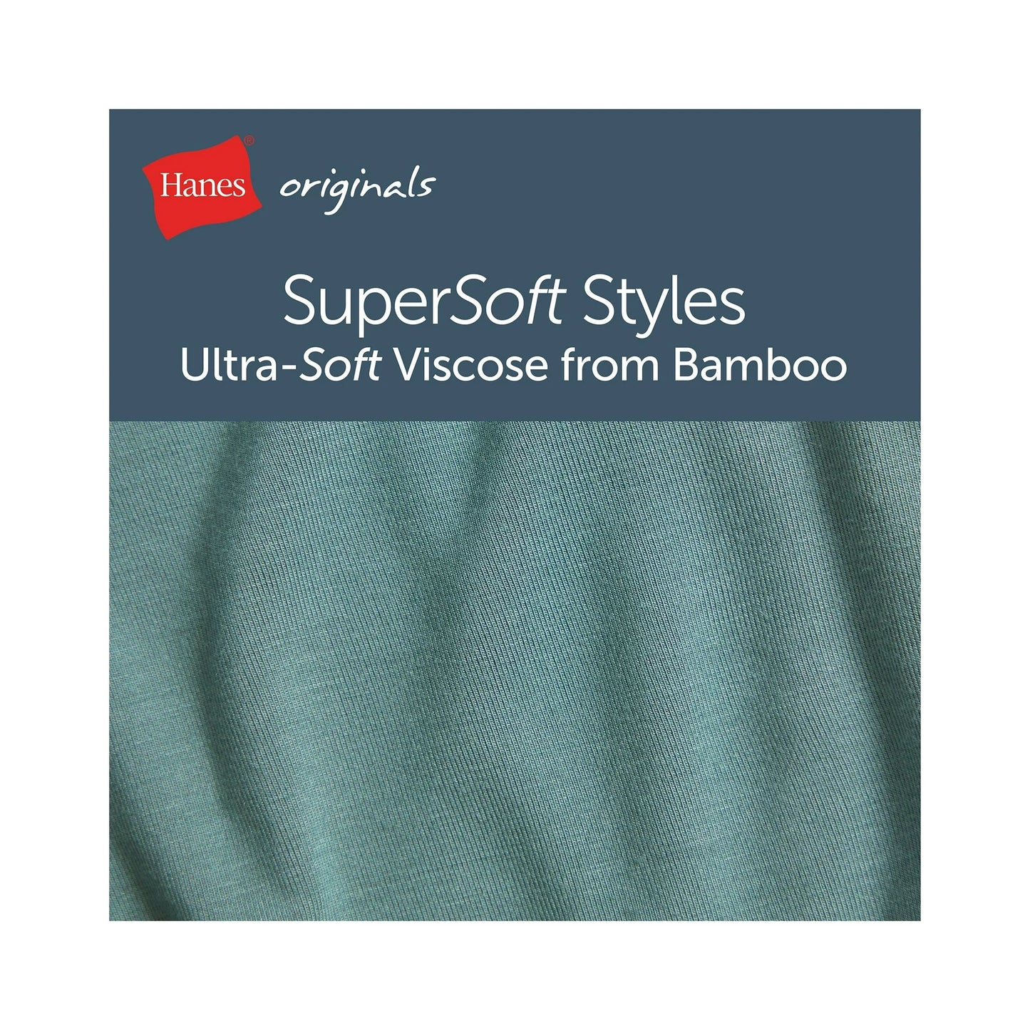 Hanes Originals Ultimate Men's SuperSoft Crewneck Undershirt White 2-Pack (Pick Size)