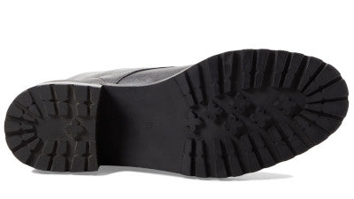 Madewell NH230 Women's BRADLEY Lace-Up Heeled Boots in Leather Lugsole Black (Pick Size)