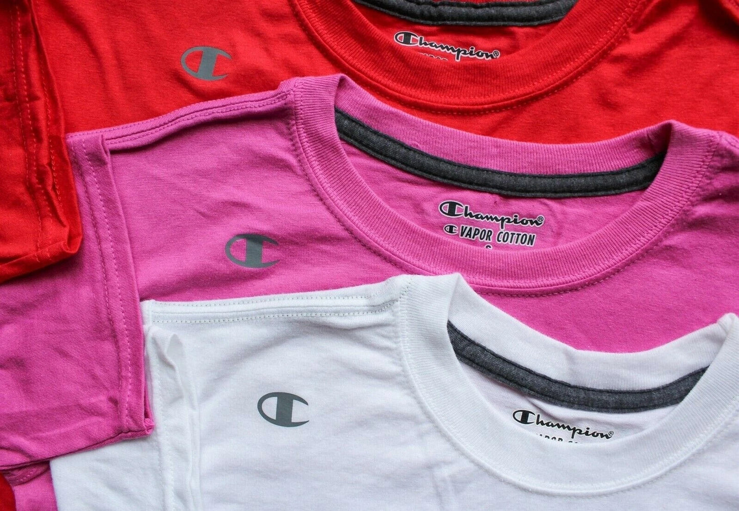 $3 Champion T385 Boys Boys Double Dry Cotton Short Sleeve Tee with UV Protection (Select Size & Color)