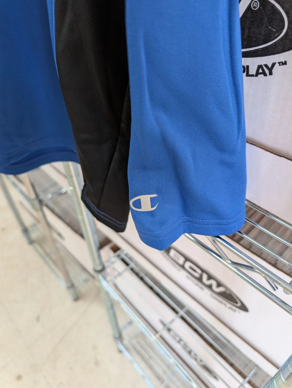 Champion S230 Men's Double Dry Colorblock 1/4 Zip Jacket Pullover Royal Blue (Only XL & 3XL Left)