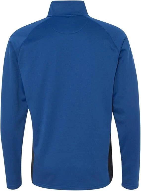 Champion S230 Men's Double Dry Colorblock 1/4 Zip Jacket Pullover Royal Blue (Only XL & 3XL Left)