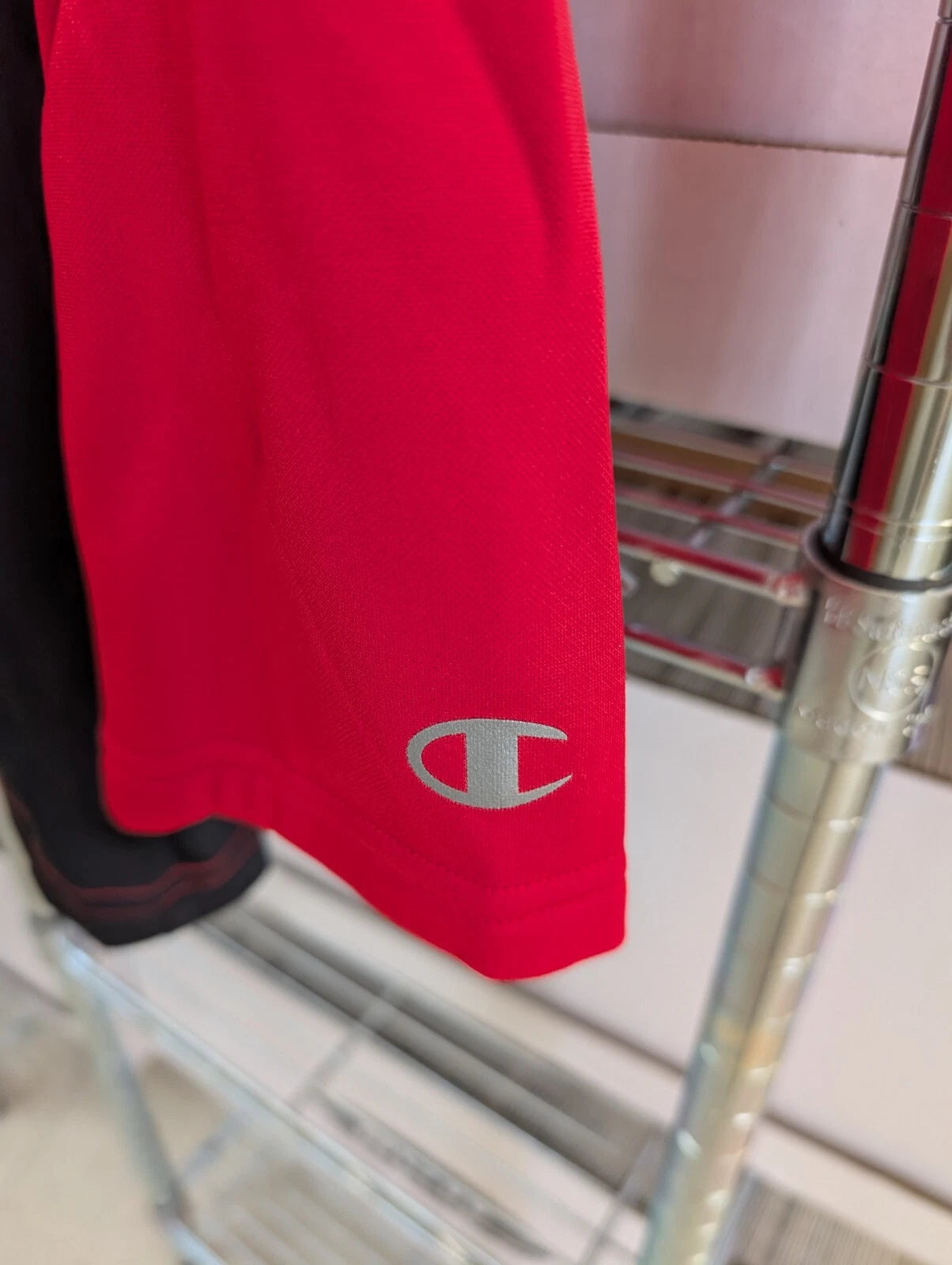 Champion S230 Men's Double Dry Colorblock 1/4 Zip Jacket Pullover Scarlet (Only 3XL Left)