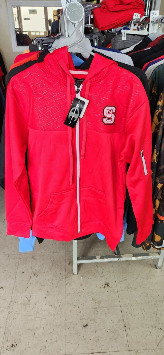 Champion Men's NC State Wolfpack Hoodie Full Zipper Zippered Jacket (Only Small & 2XL Left)