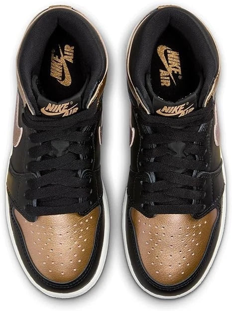 NIKE Air Jordan 1 Retro High OG Men's Shoes Black/Gold (Only Size 10 Left)