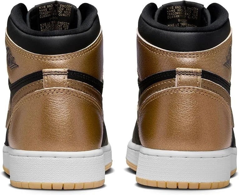 NIKE Air Jordan 1 Retro High OG Men's Shoes Black/Gold (Only Size 10 Left)