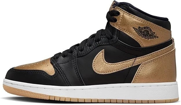 NIKE Air Jordan 1 Retro High OG Men's Shoes Black/Gold (Only Size 10 Left)