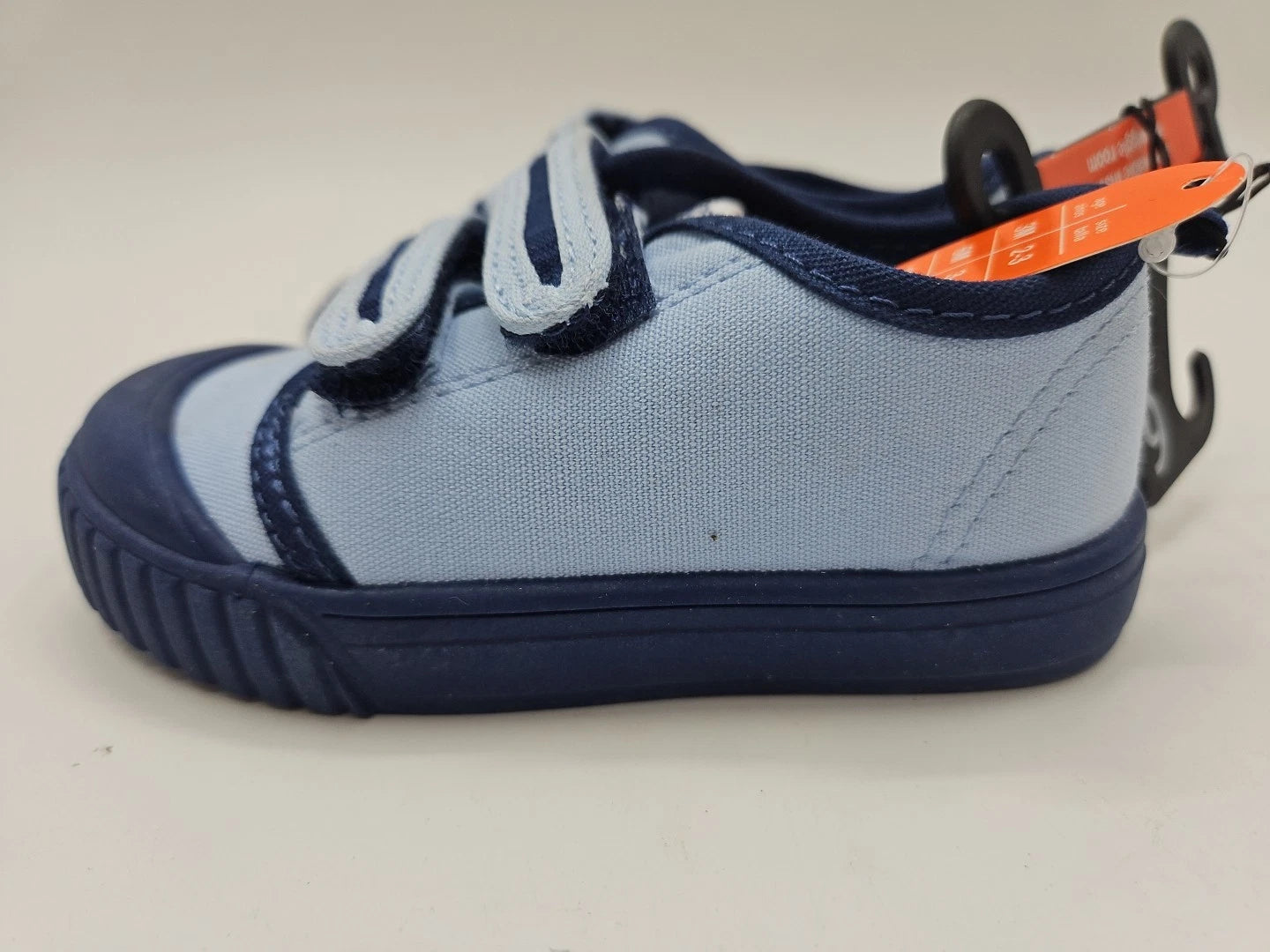 Wonder Nation Boys Two Strap Bump Toe Sneakers Toddler Size 5 Blue Memory Foam